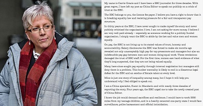 Carrie protests on pay discrimination resigning her post for a certain time. Know about her net worth, salary, earnings and more